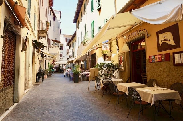 Pistoia Dining, with Monastery Stays